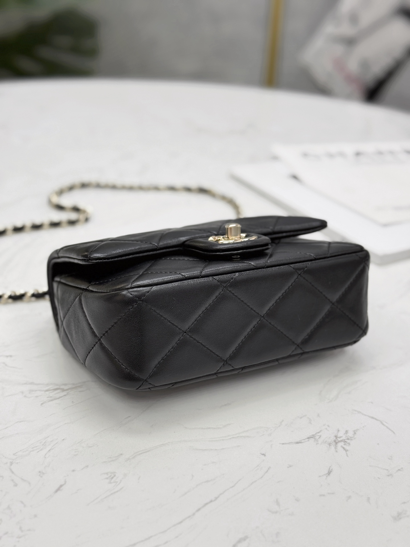 Chanel 25P Handle Mini Flap Bag