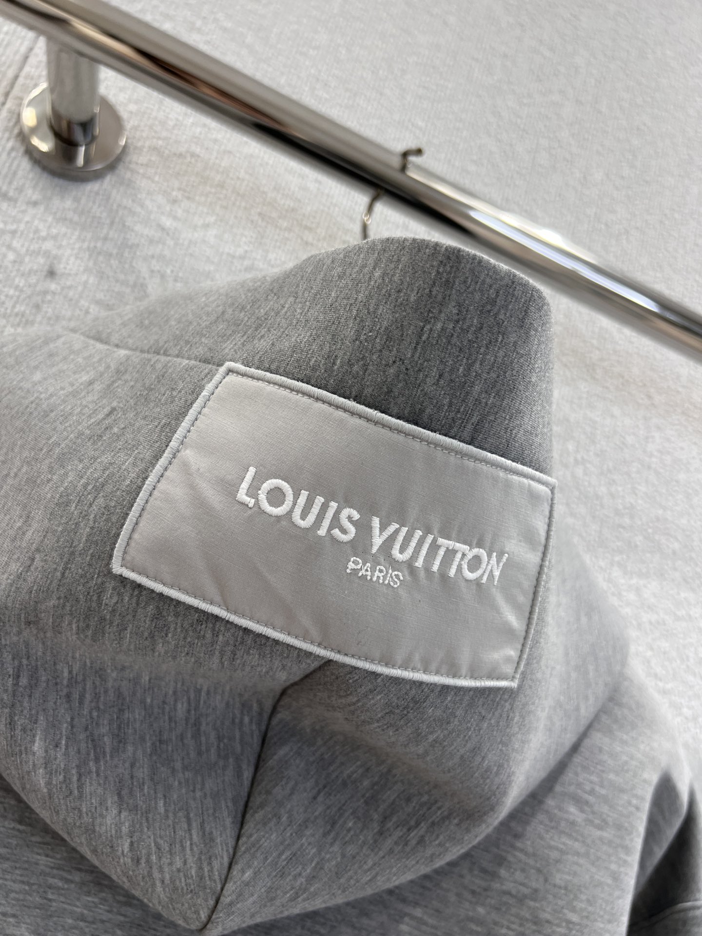 LV Cropped Monogram Scarf Hoodie