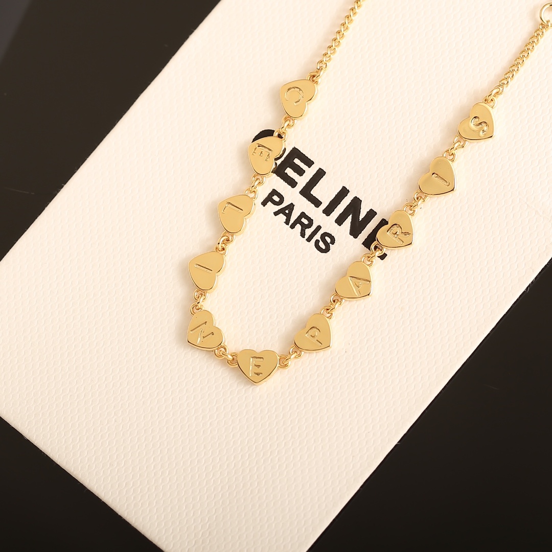 C*eline Love letter bracelet