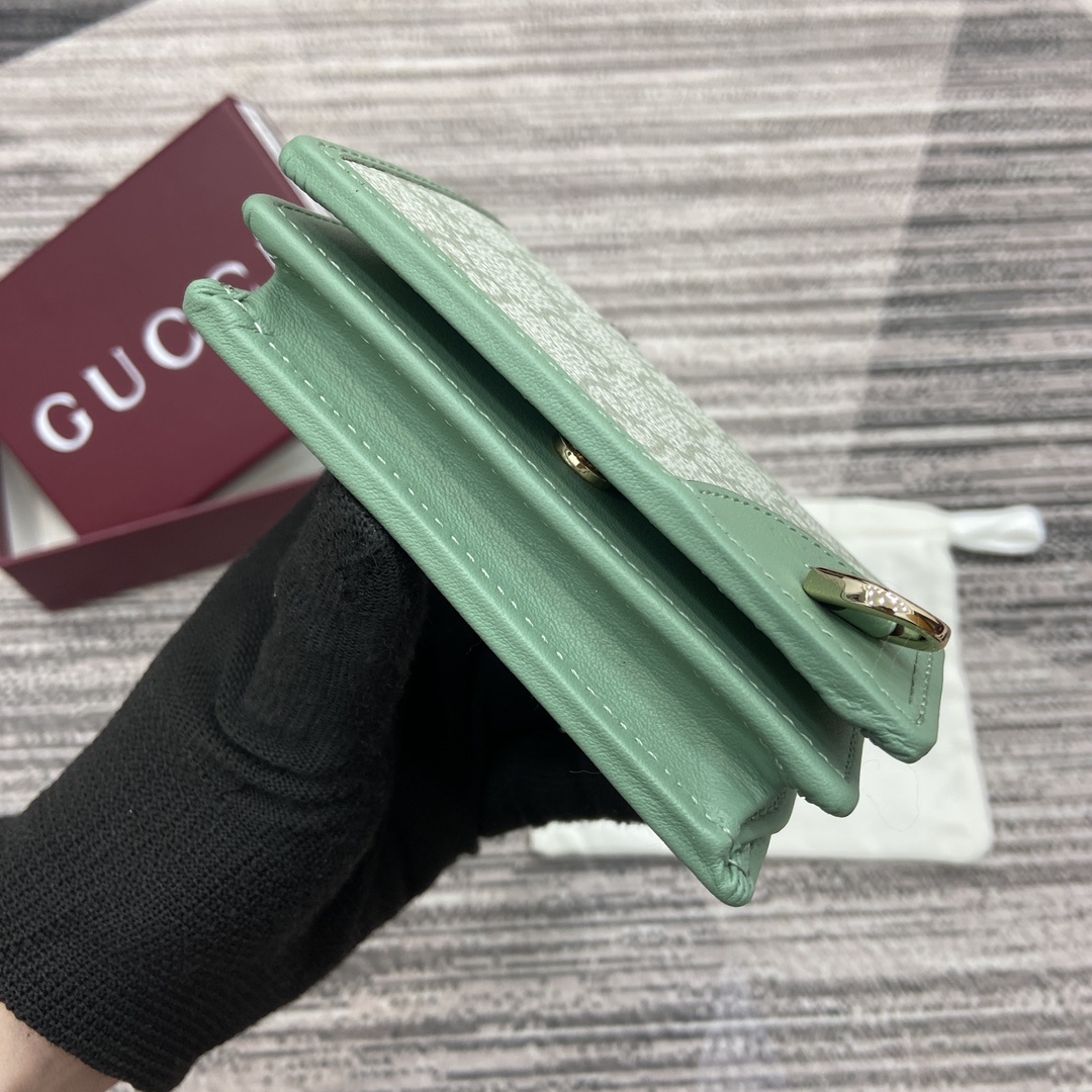 Gucci GG Emblem Mini Wallet