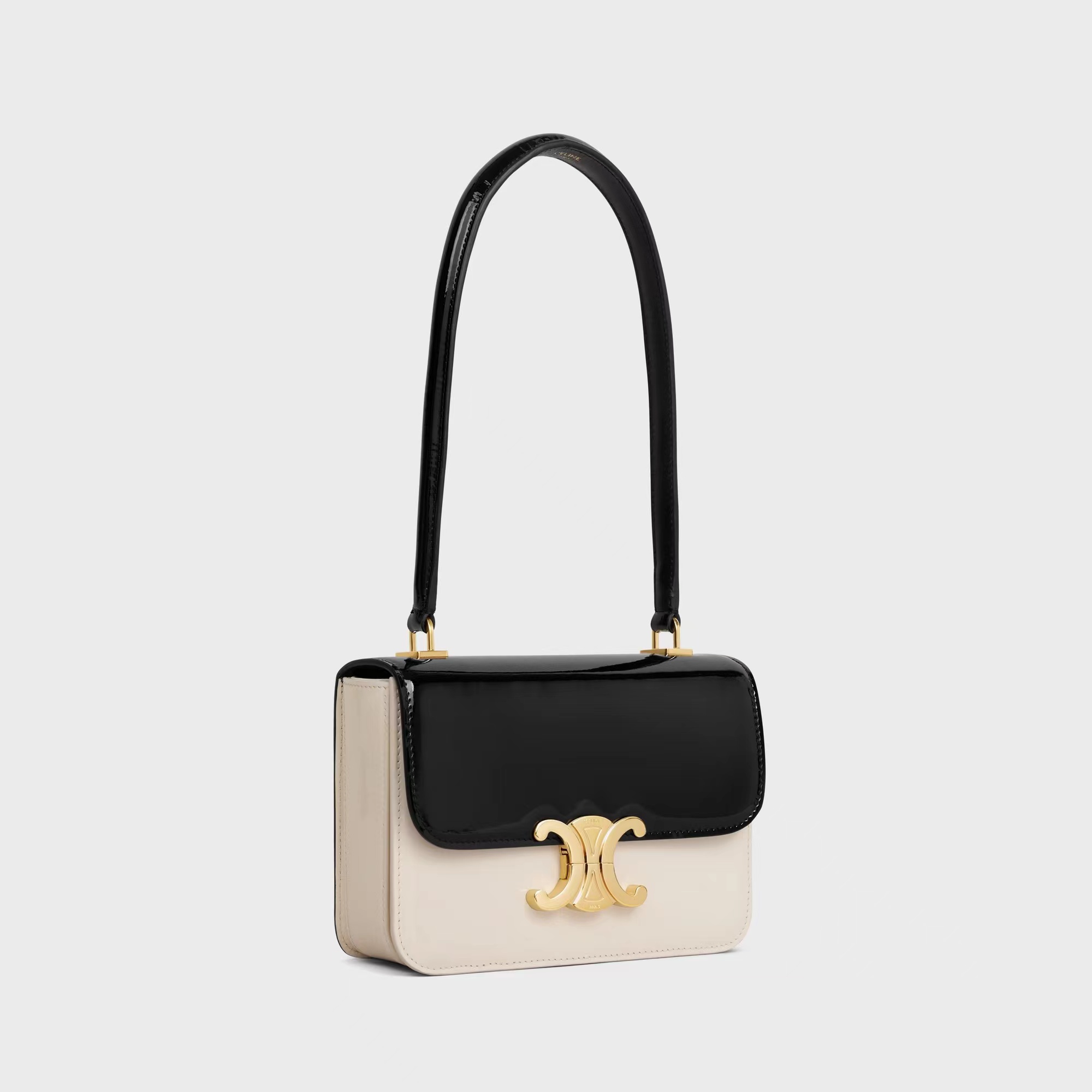 TEEN GARANCE bag in BICOLOUR PATENT CALFSKIN