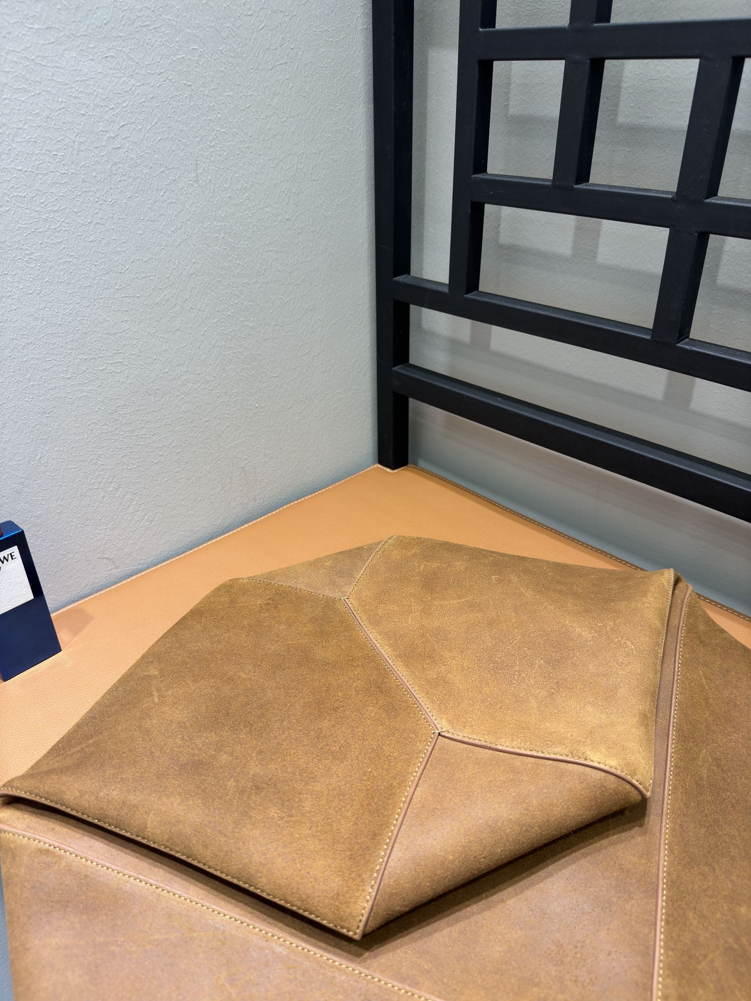 Loewe XL Puzzle Fold tote in shiny calfskin