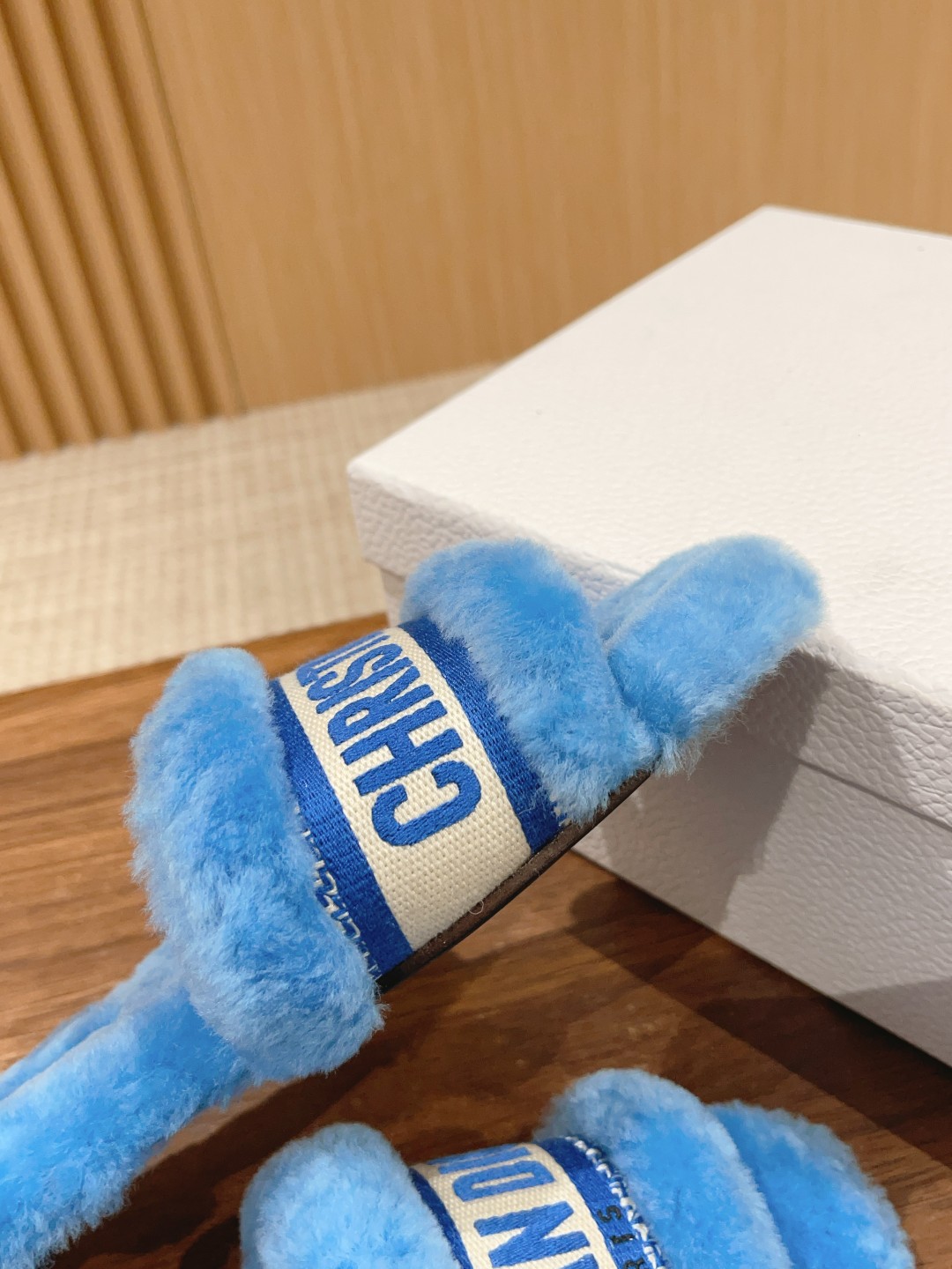 Christian Dior Wool Flat Slippers