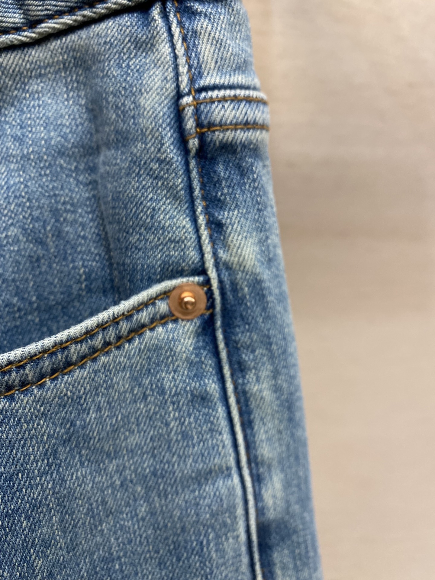 Gucci Lasered Double G denim trouser