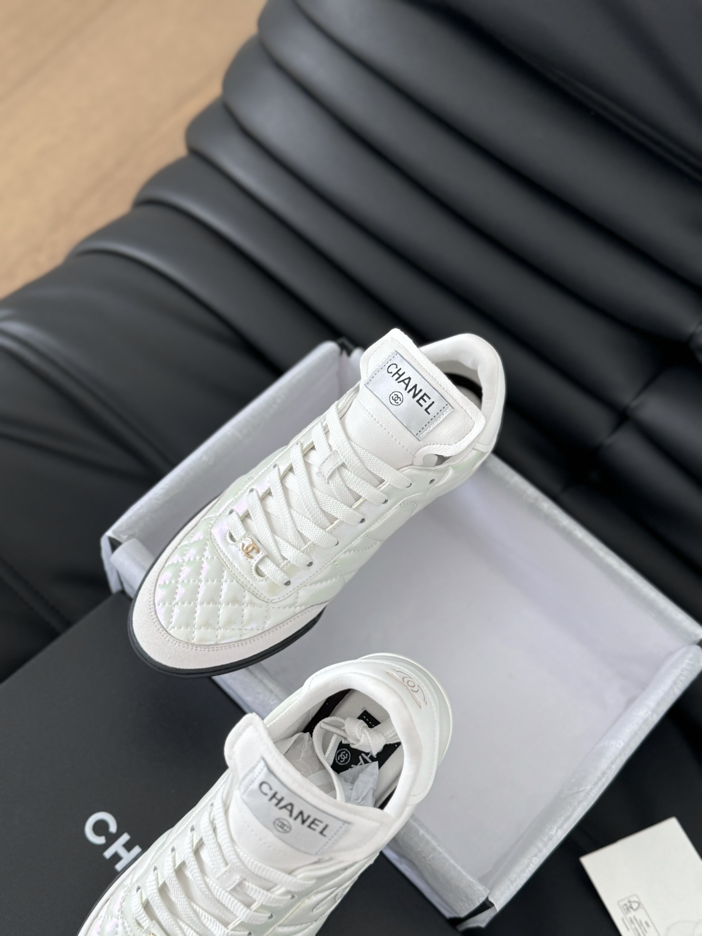 Chanel baseball shoes
