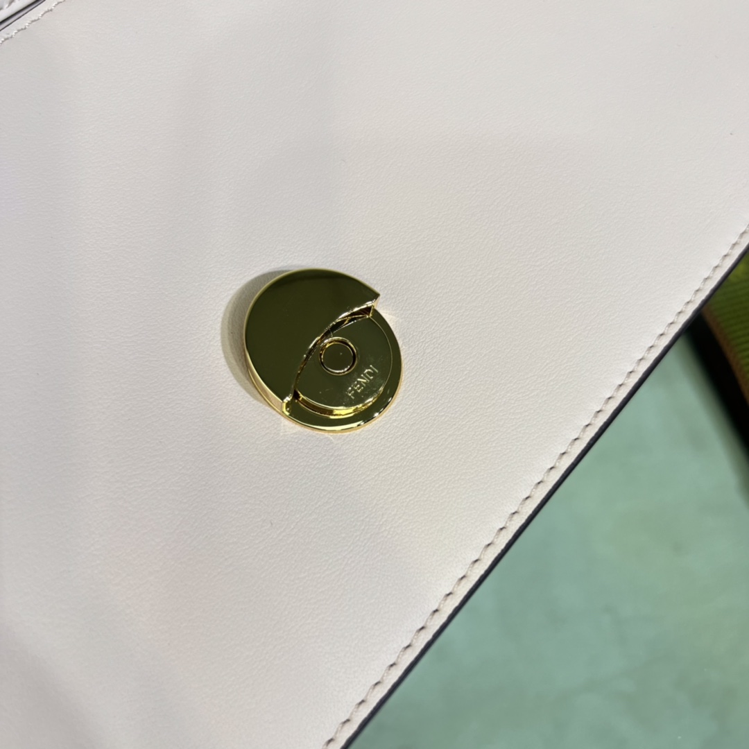 Fendi-Versace by Signature Square Baguette Handbag