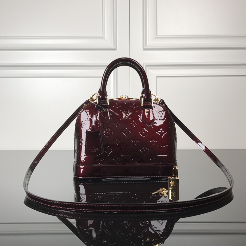 Louis Vuitton Alma BB Burgundy M91678