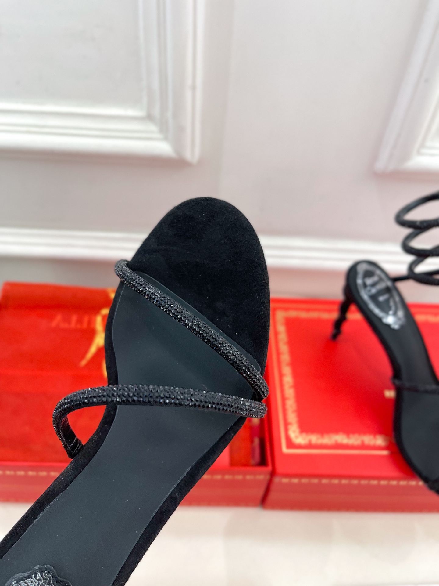 Rene Caovilla RC Crystal Serpent Sandals – 25SS Collection