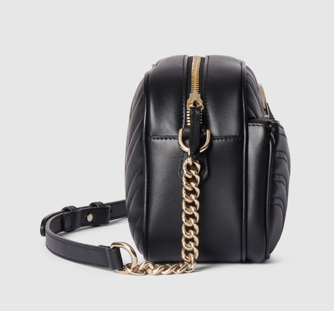 GG MARMONT SMALL SHOULDER BAG-Black-798715