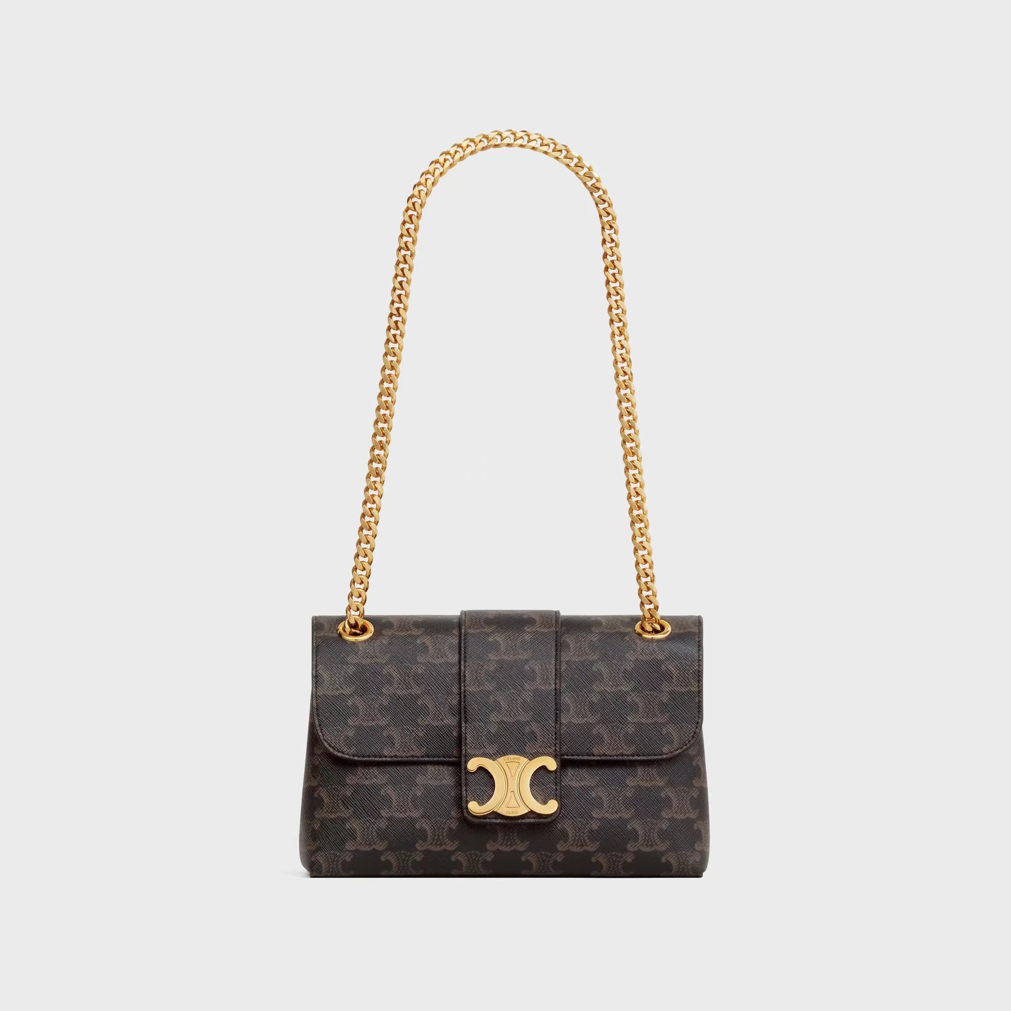 TEEN CELINE VICTOIRE BAG in Triomphe Canvas