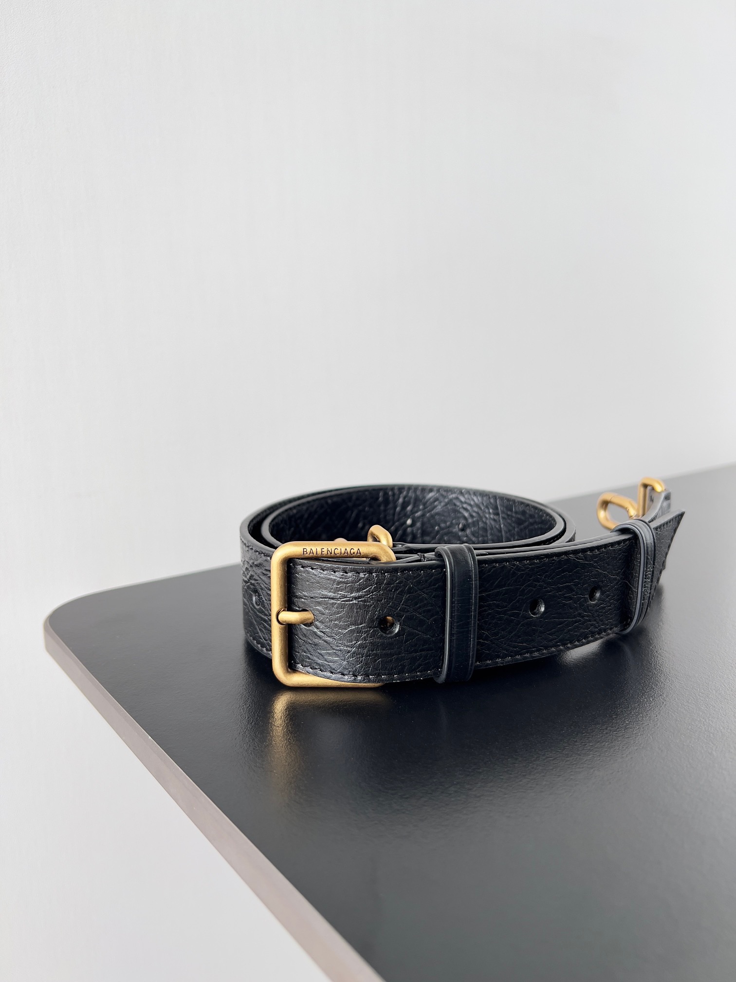 𝐁𝐚𝐥𝐞𝐧𝐜𝐢𝐚𝐠𝐚 bb soft shoulder bag-Gold