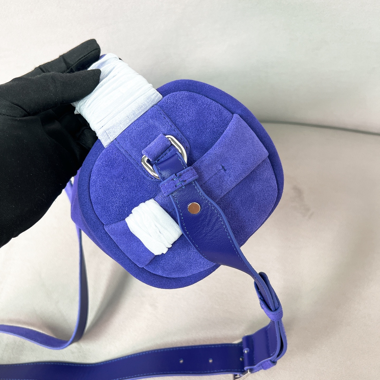 PRADA- Suede Shoulder & Tote Bag 2VH188