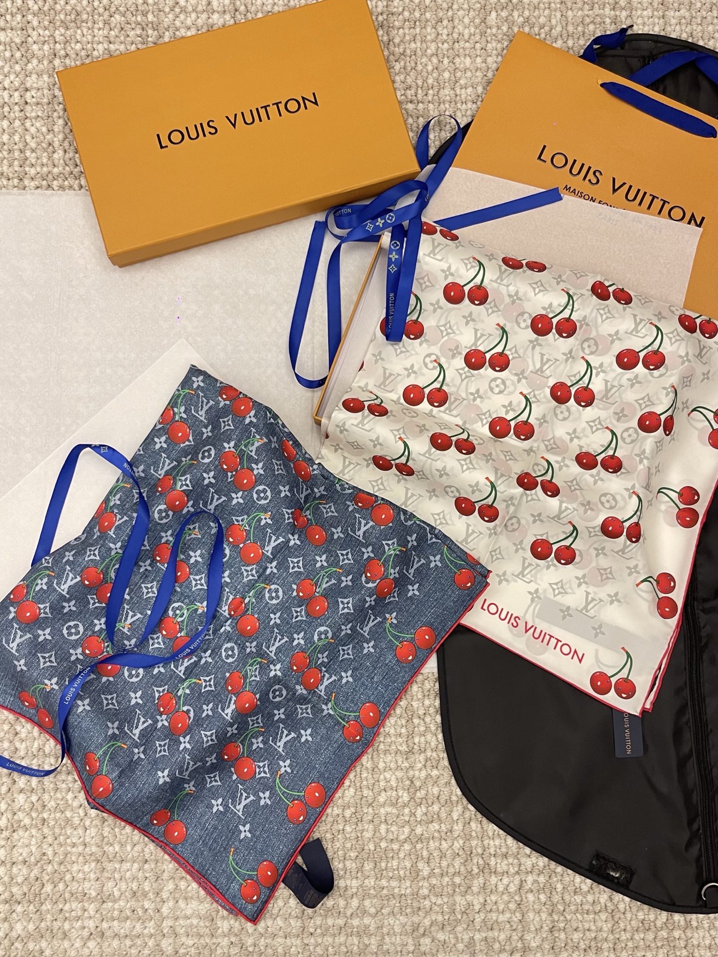 M94966 New LV x TM Monogram Cerise Square 90