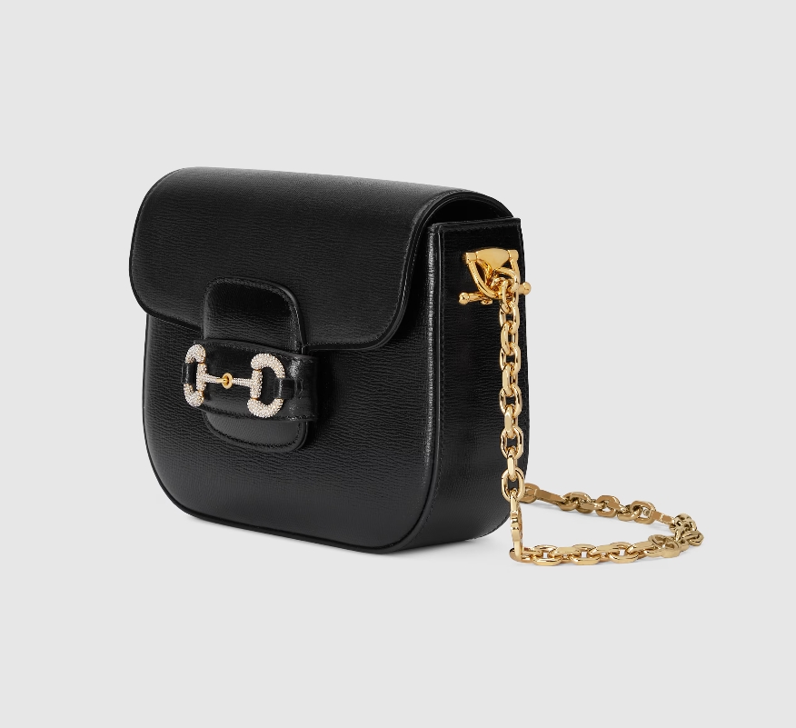 GUCCI HORSEBIT 1955 MINI BAG-Black-675801