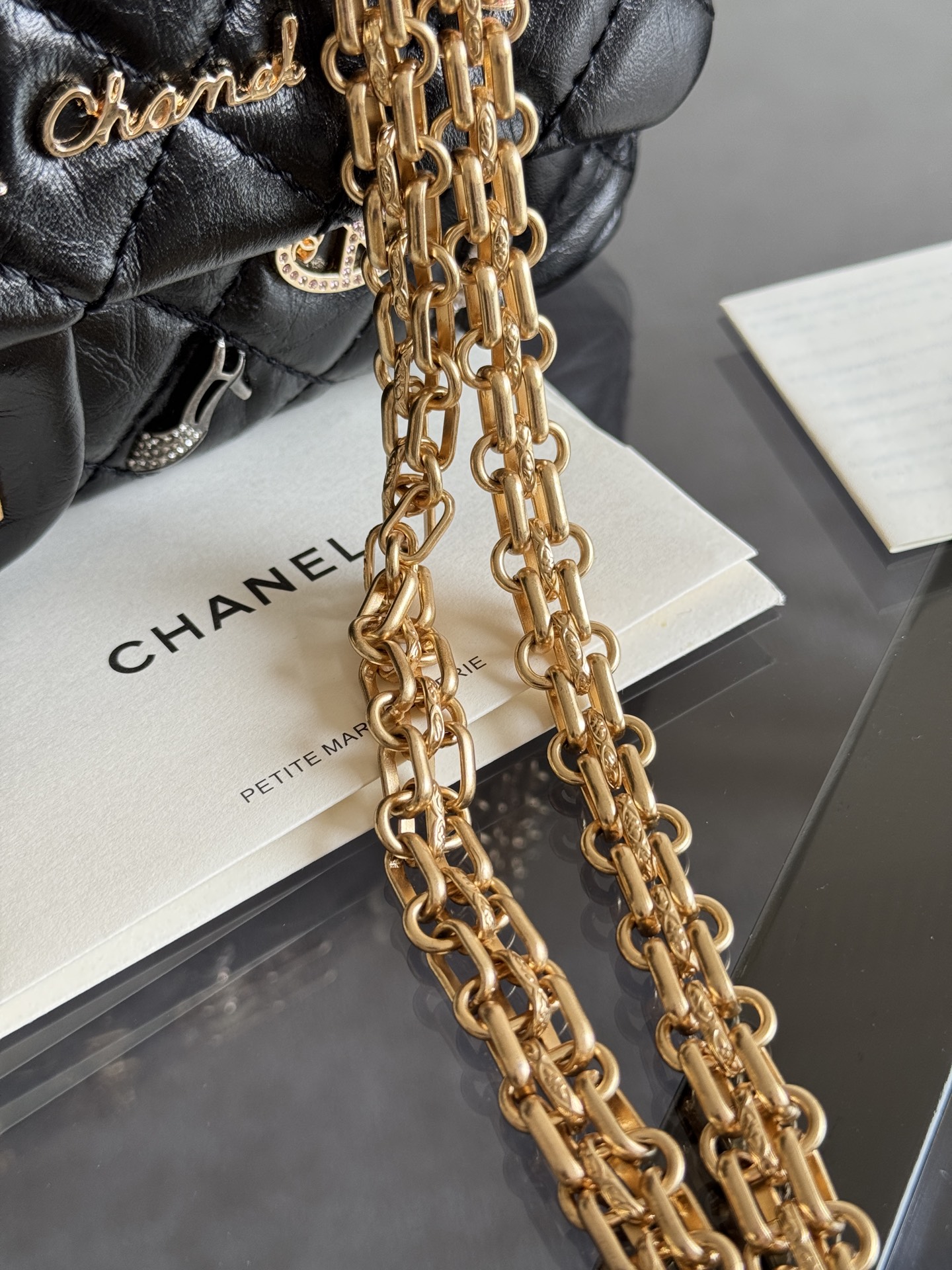 Chanel 2019 New Perfume Bottle 1112 Badge Bag