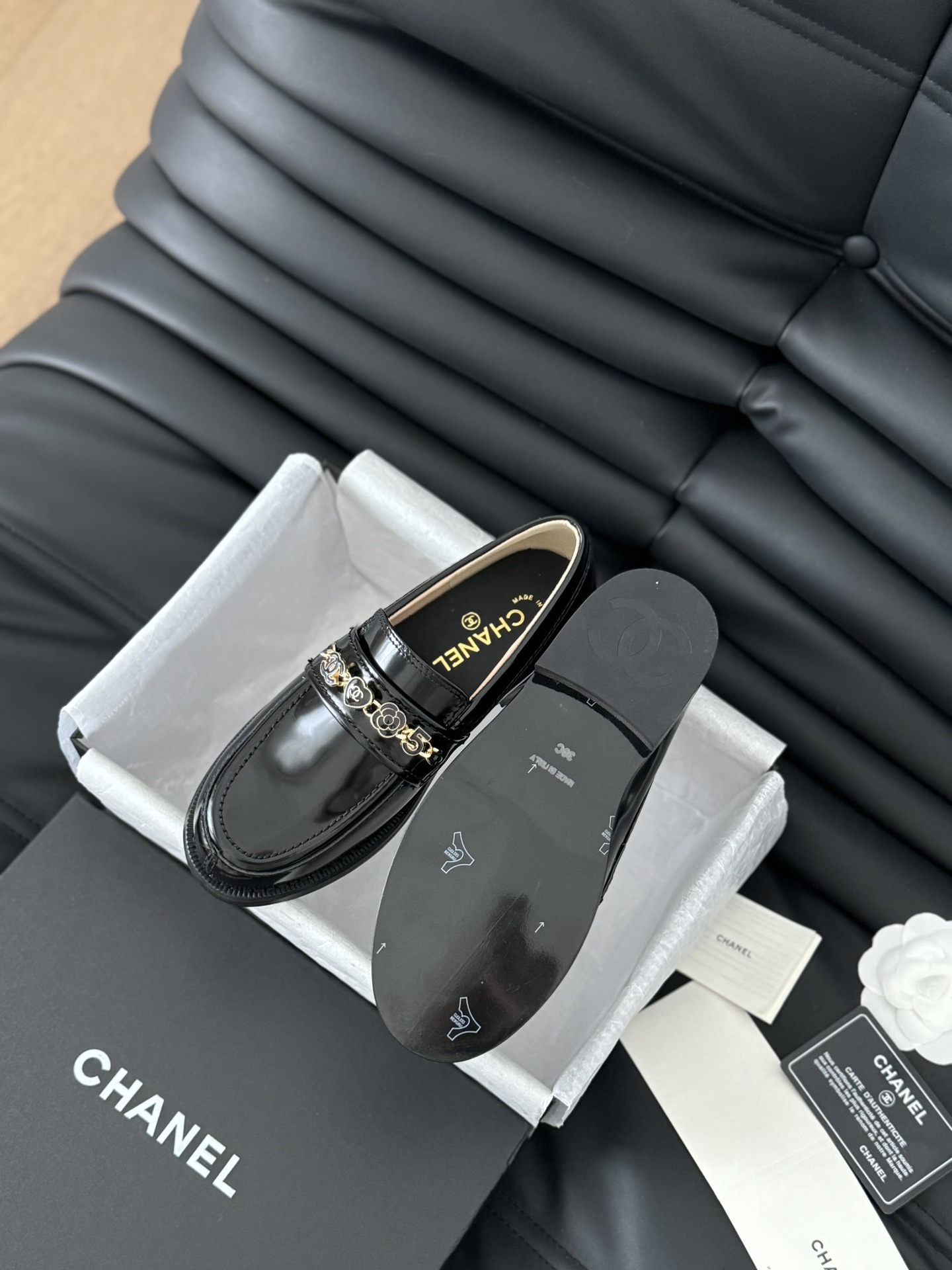 Chanel 24A latest handmade loafers