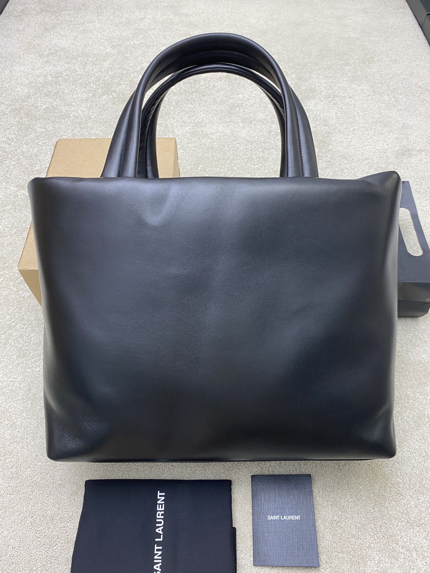 diamond-quilted lamb leather HOBO tote bag-sheepskin