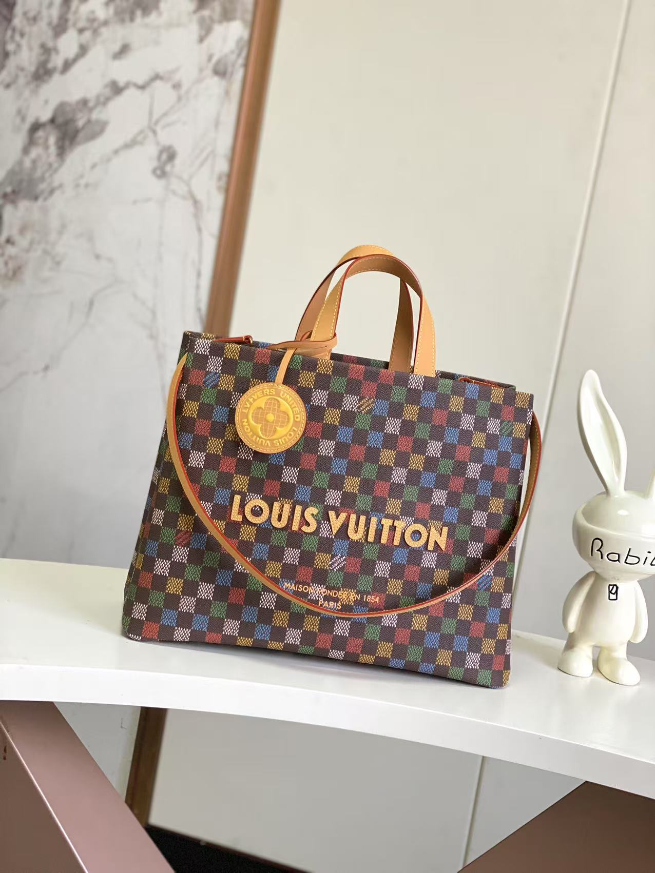 Louis Vuitton N00192 Shopper Tote Bag