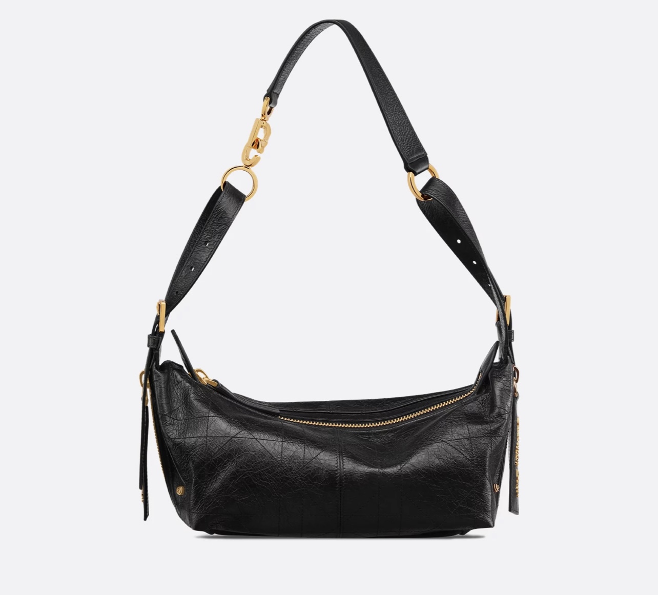 Dior Small D-Journey Bag in Crinkled Calfskin