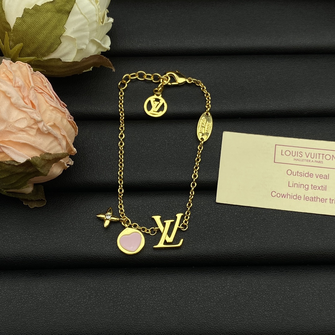 LV New Jewelry Set – Necklace & Bracelet