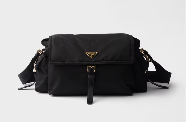 Prada Explore large Re-Nylon shoulder bag with flap