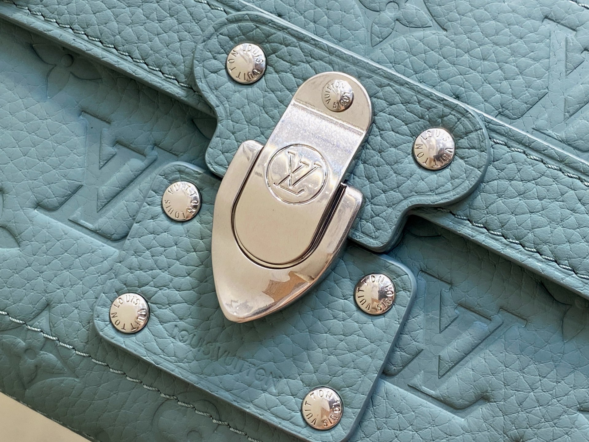 Louis Vuitton M13870 Soul Trunk JM Bag Lake Blue Leather