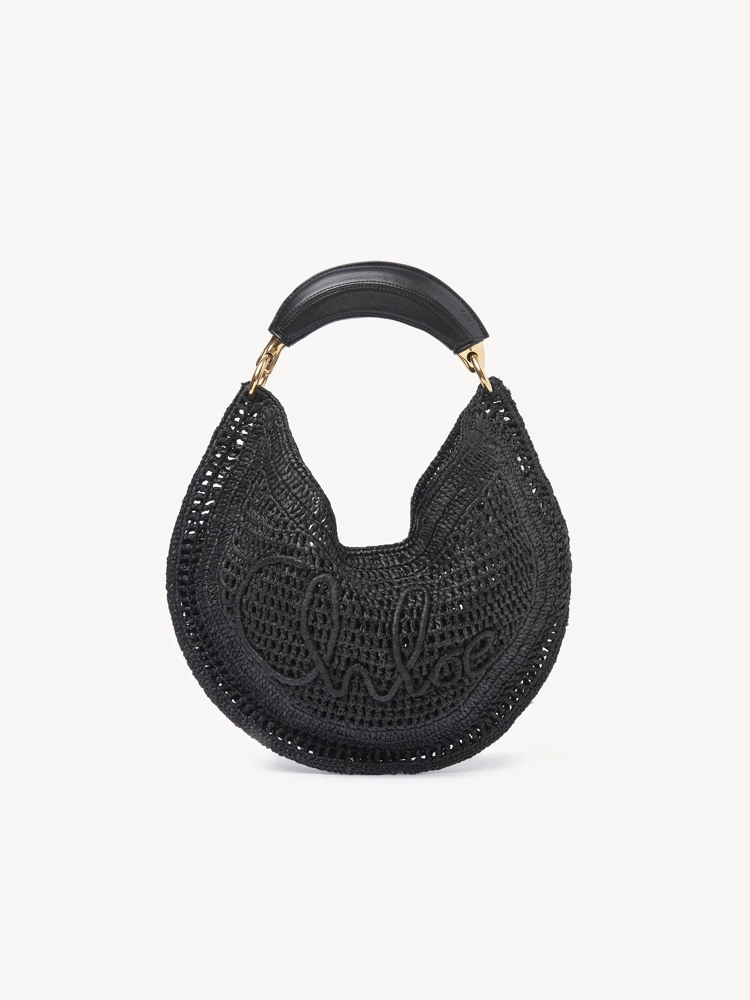 Chloé Summer Banana hobo bag in raffia