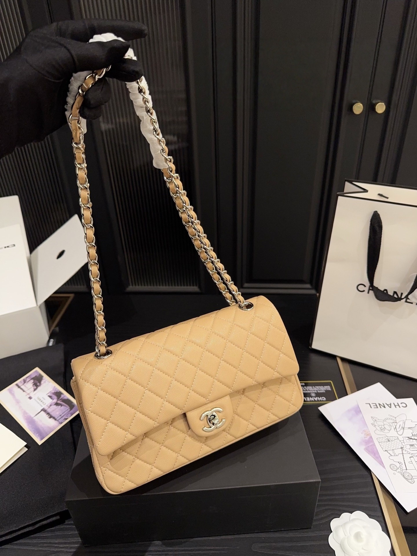 Chanel Classic Flap Bag-Caramel