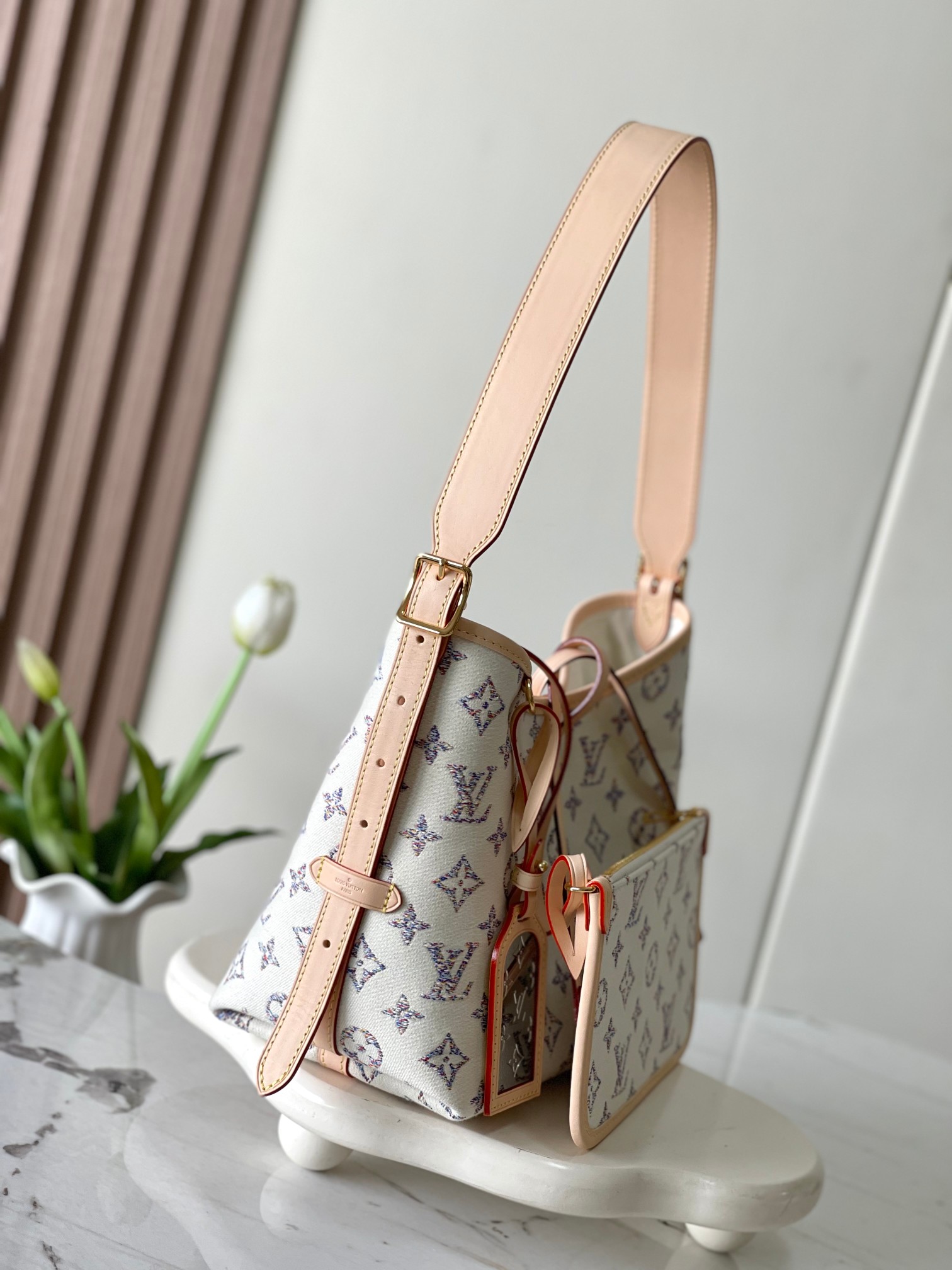 Louis Vuitton M24707 CarryAll PM Beige