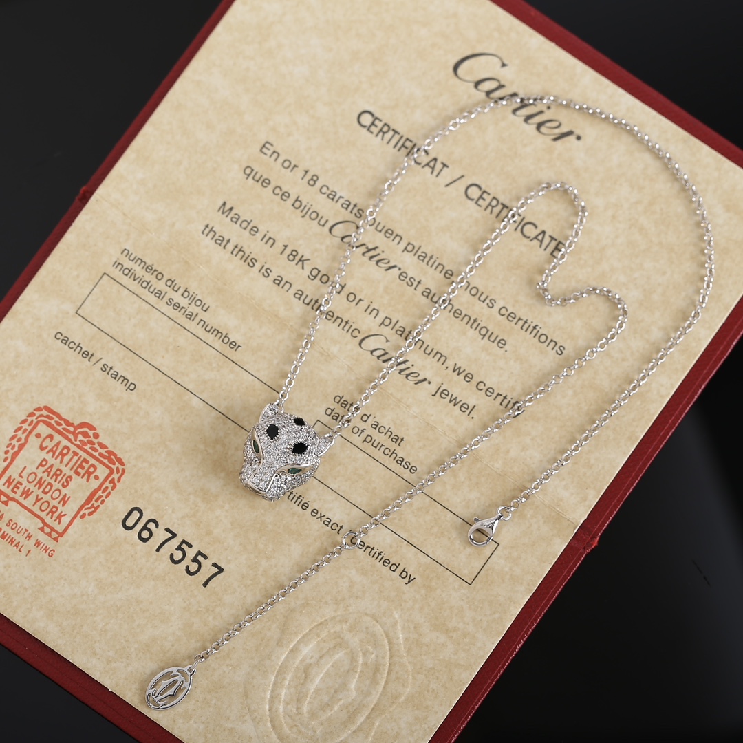 Cartier Leopard Necklace with Diamonds