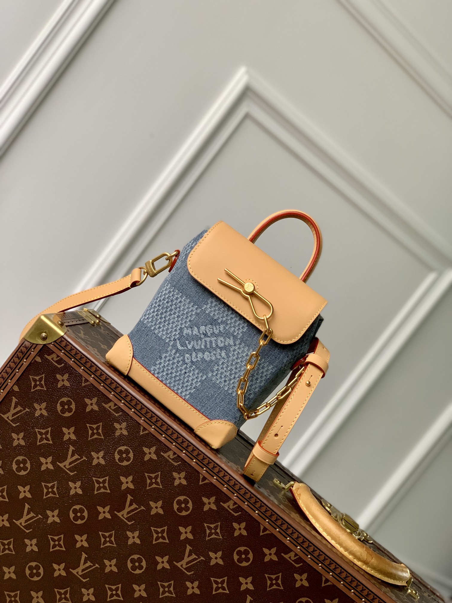 LOUIS VUITTON Nano Steamer Damier – N40751
