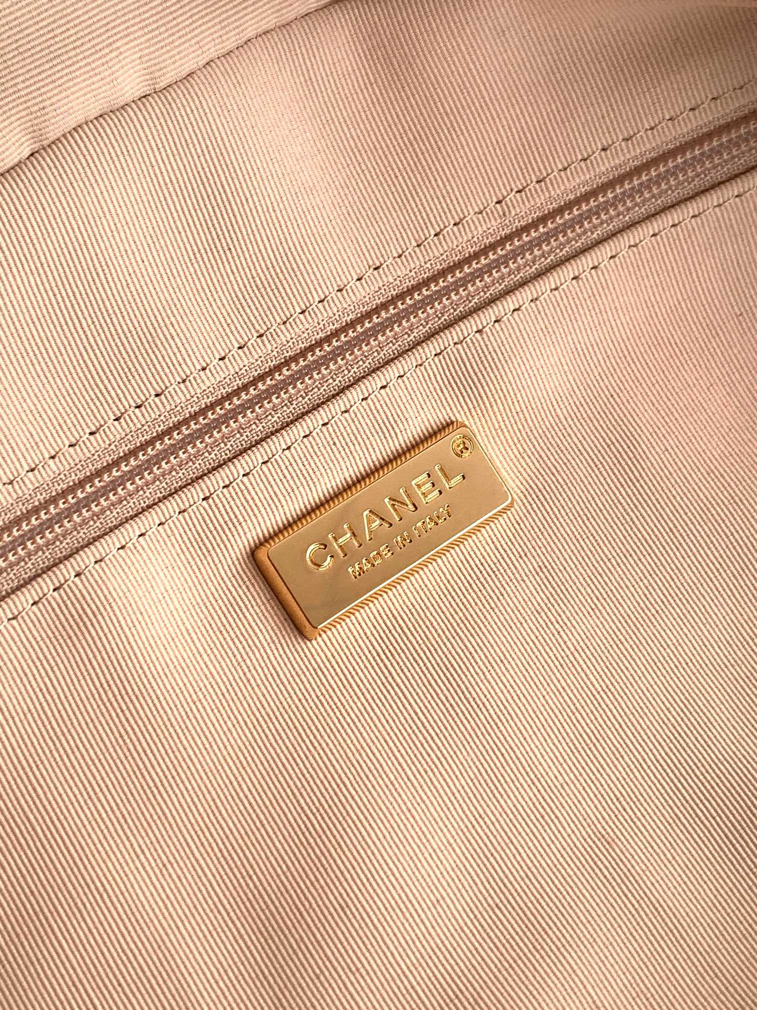 CHANEL Denim Bowling Bag