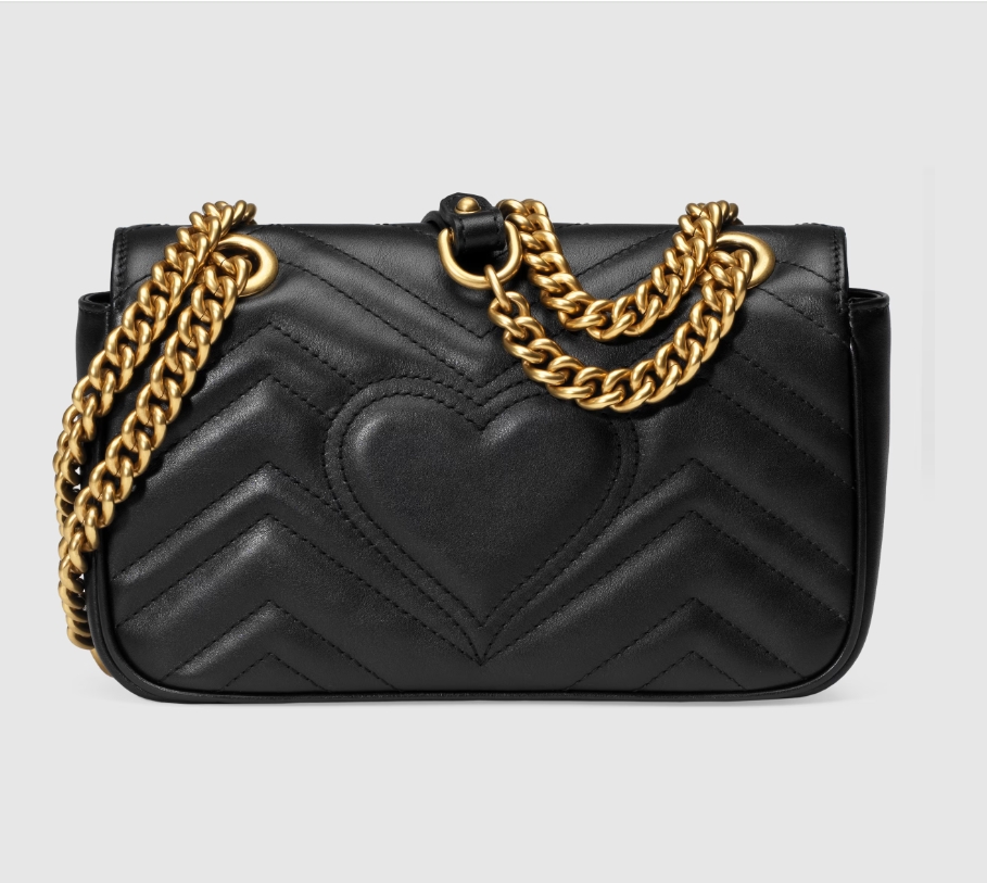 GG MARMONT MATELASSÉ MINI BAG-Black-446744