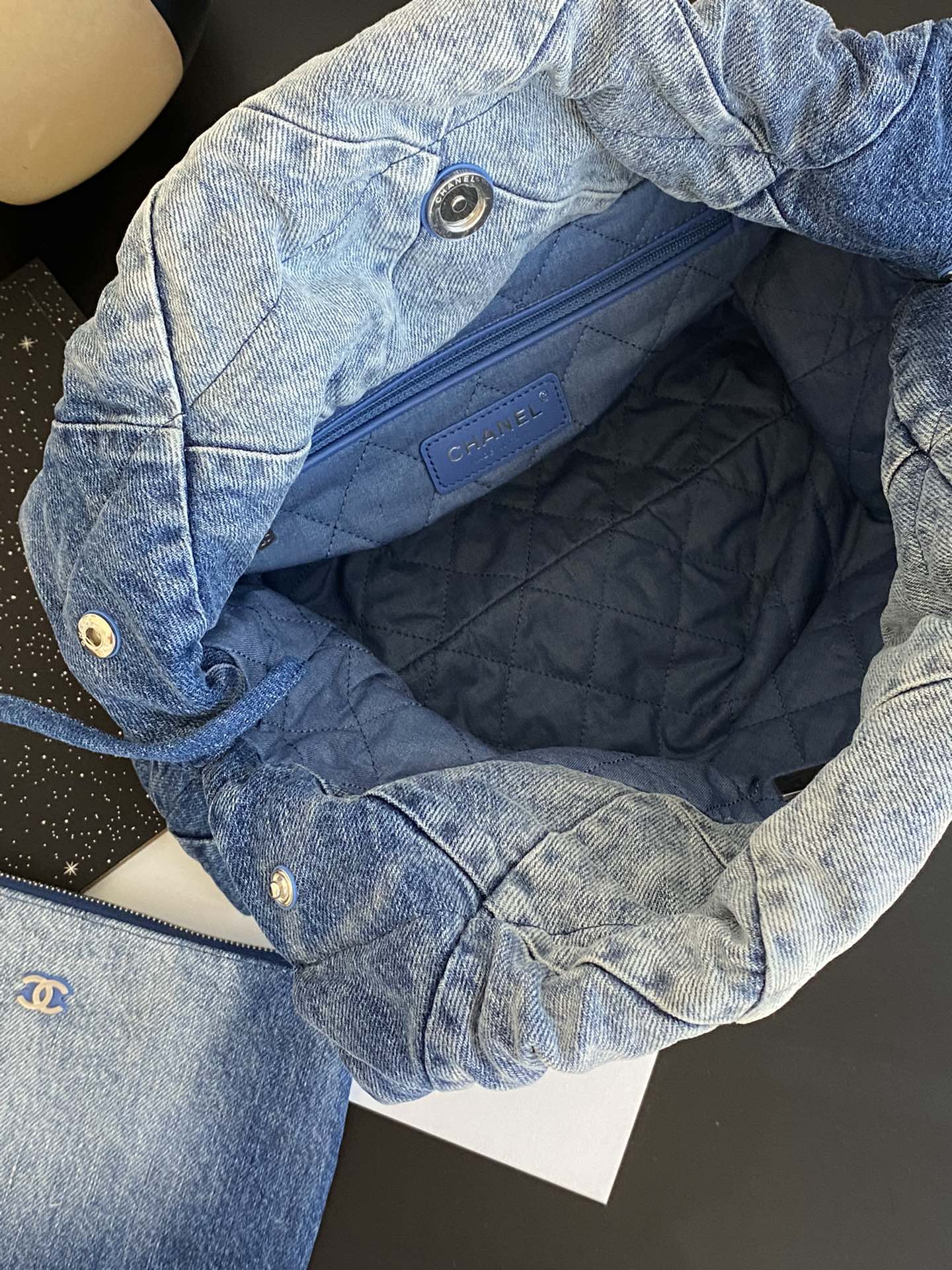 Chanel 22 Bag Denim