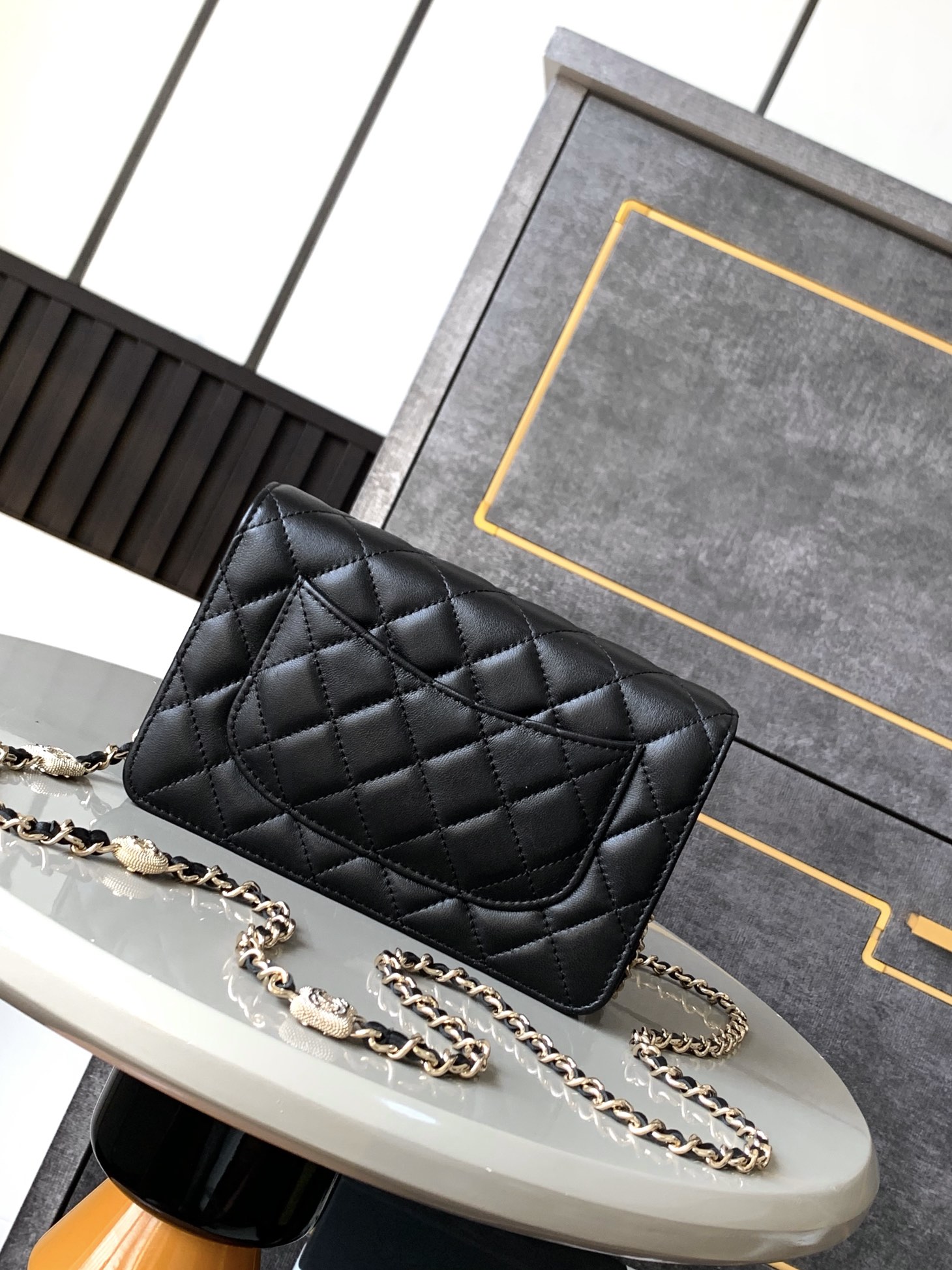 CHANEL relief diamond 24K