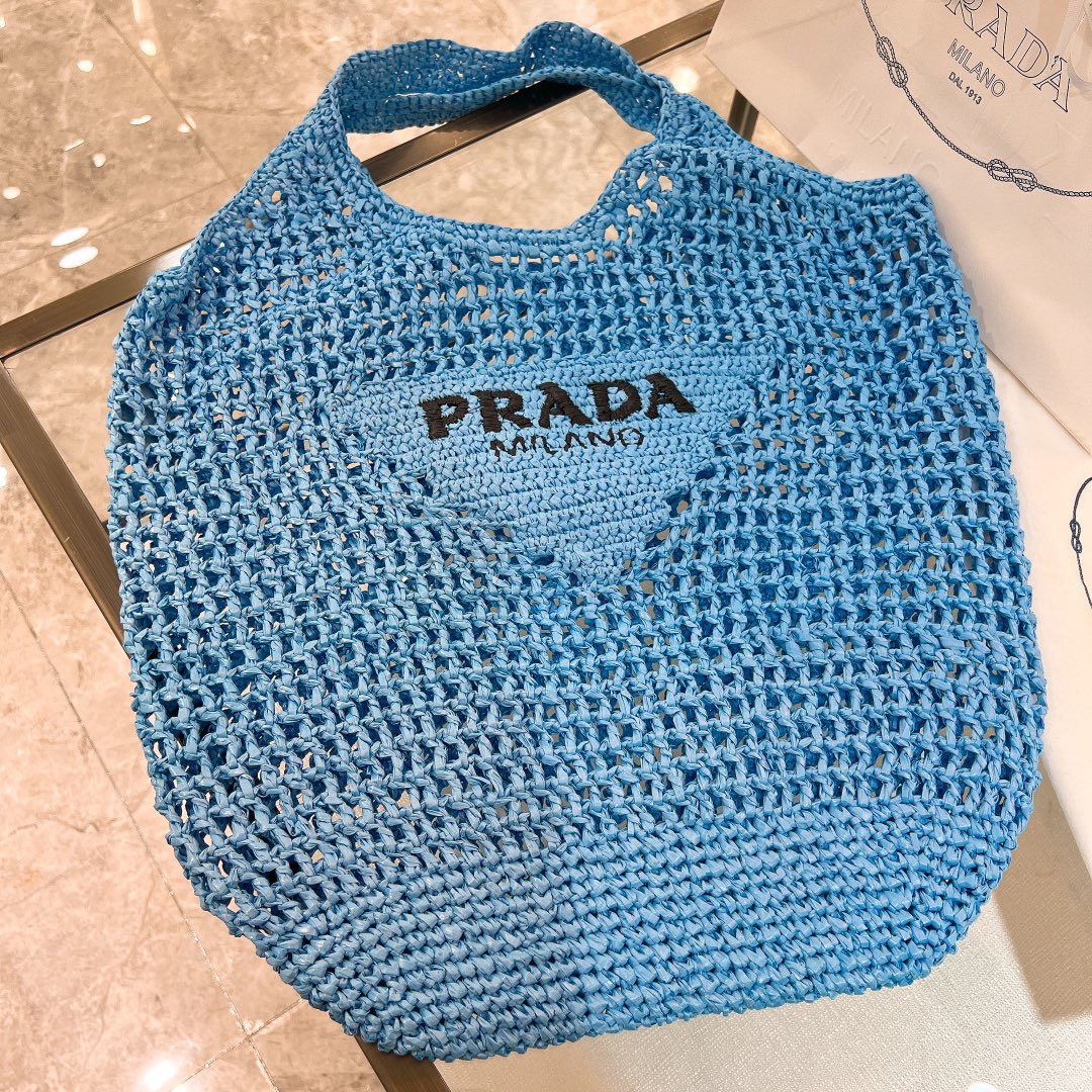PRADA Crochet Tote Bag 1BG424