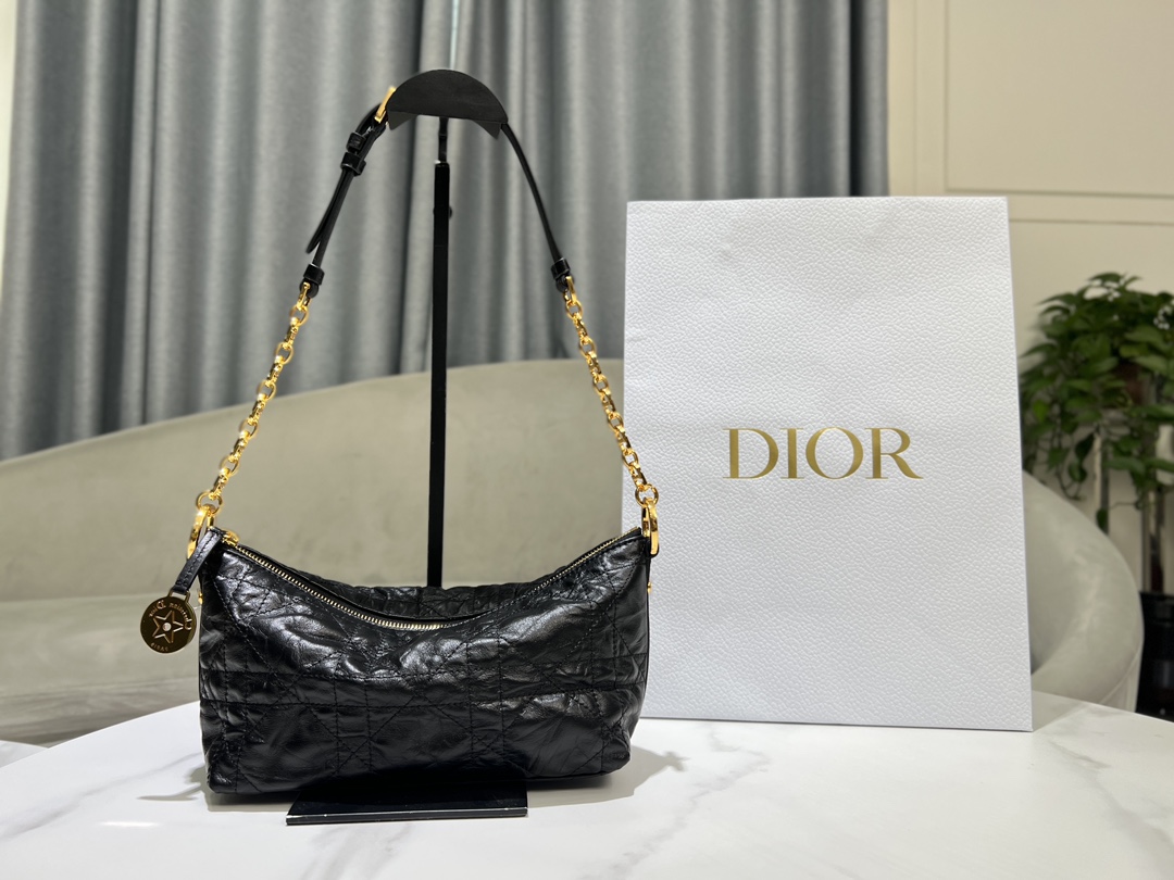Diorstar Hobo Bag with Chain