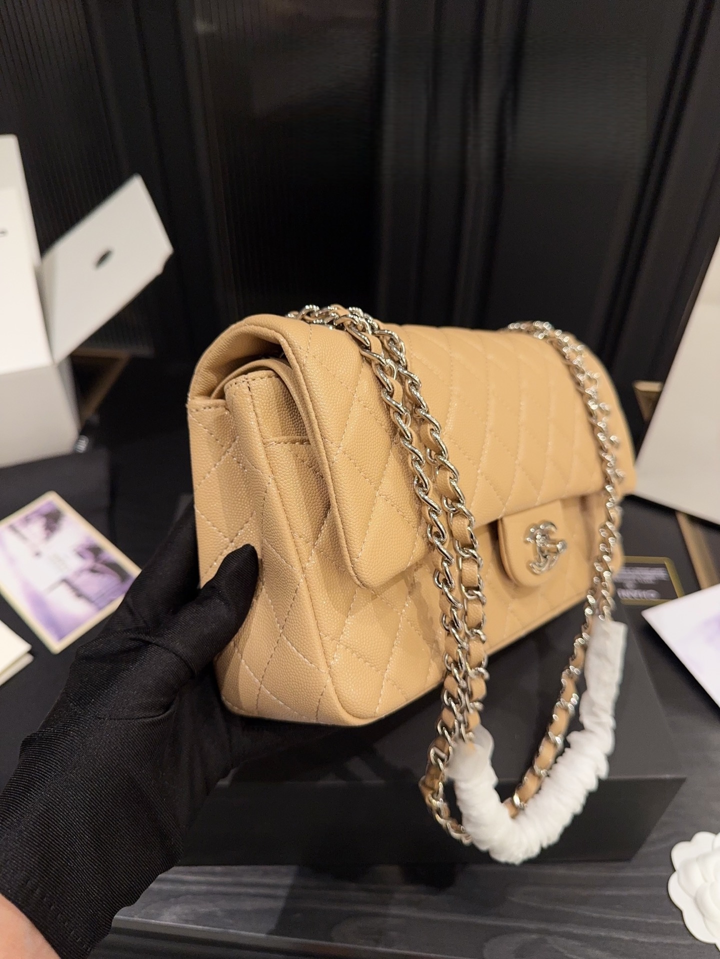 Chanel Classic Flap Bag-Caramel