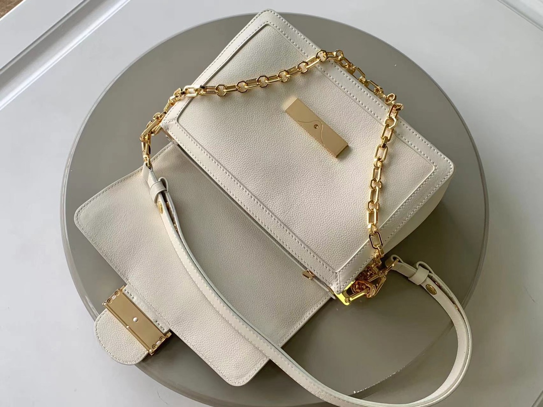 Louis Vuitton M25050 Dauphine Soft MM White