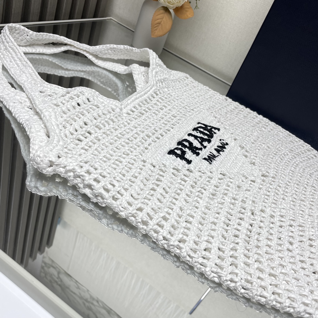 PRADA Crochet Tote Bag 1BG424