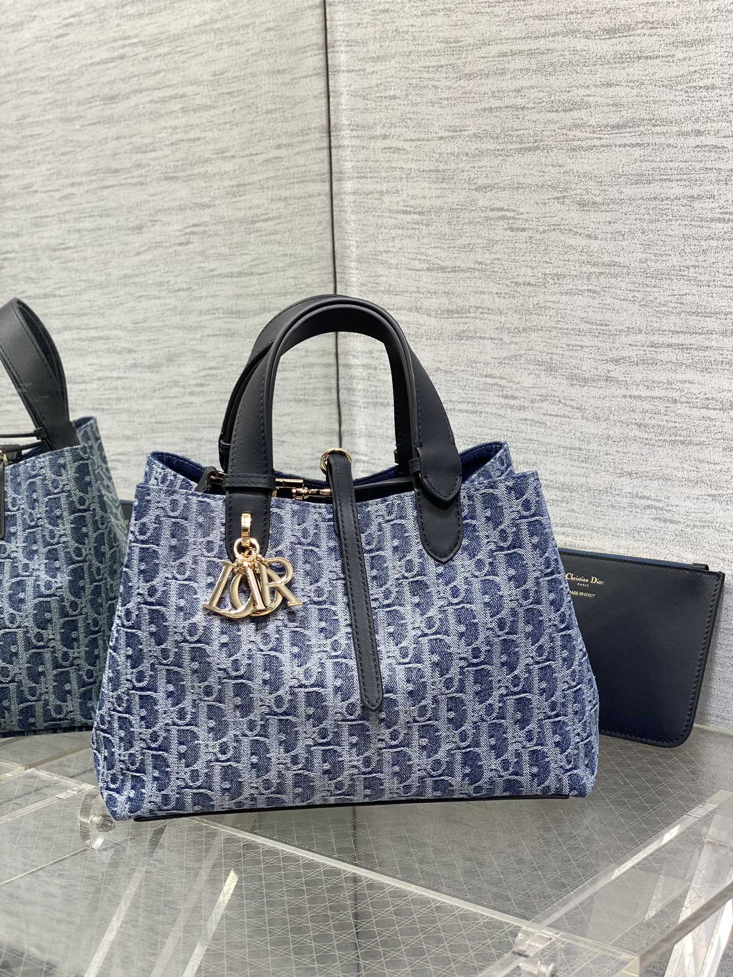 Dior-Toujours Medium Denim Bag