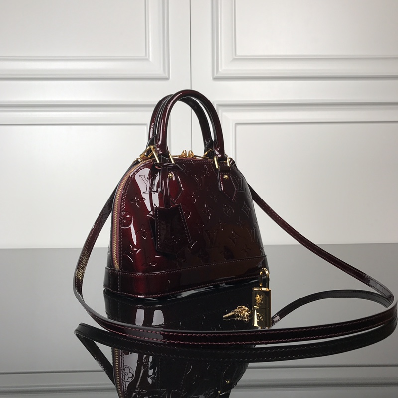 Louis Vuitton Alma BB Burgundy M91678