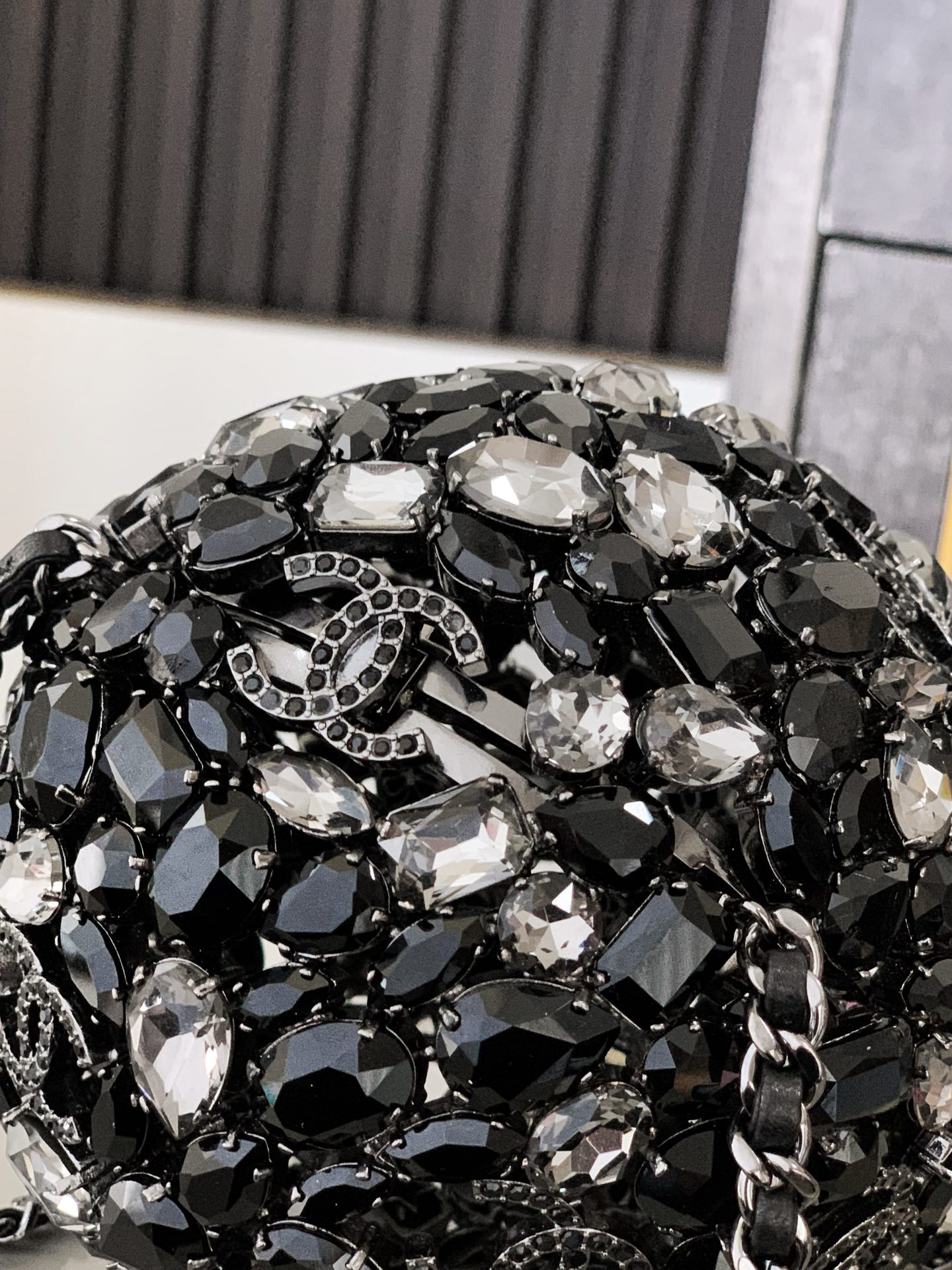 chanel diamond ball Bag