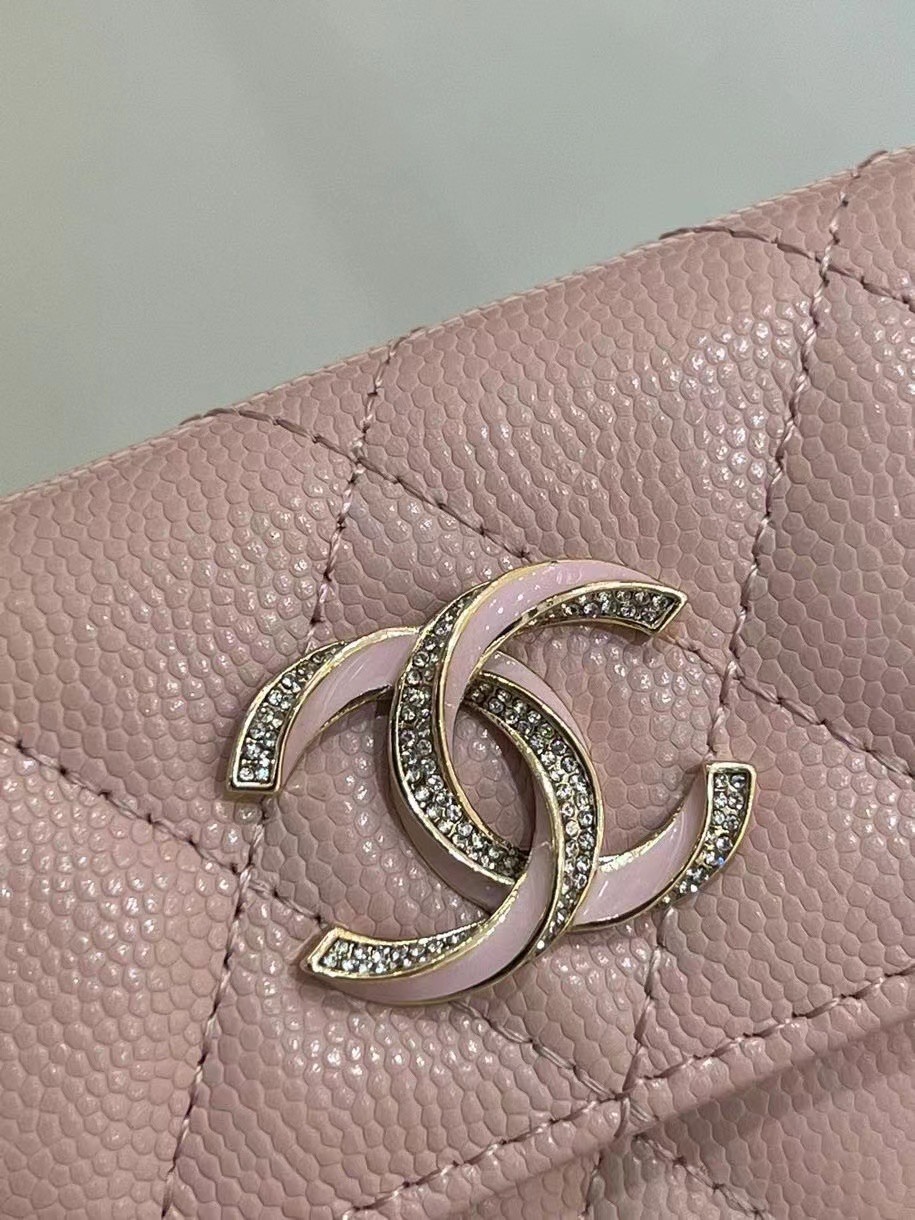 Ohanel 23S new clamshell card bag-Pink