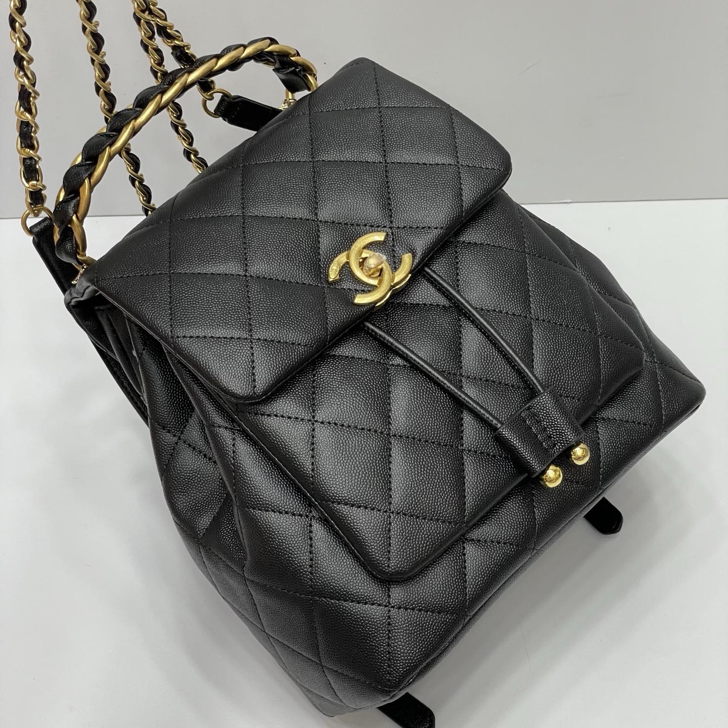Chanel- chain backpack
