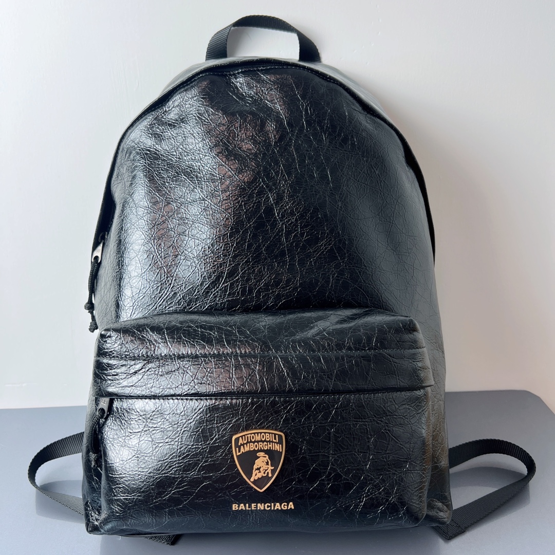 Balenciaga Automobili Lamborghini Explorer Backpack in Black
