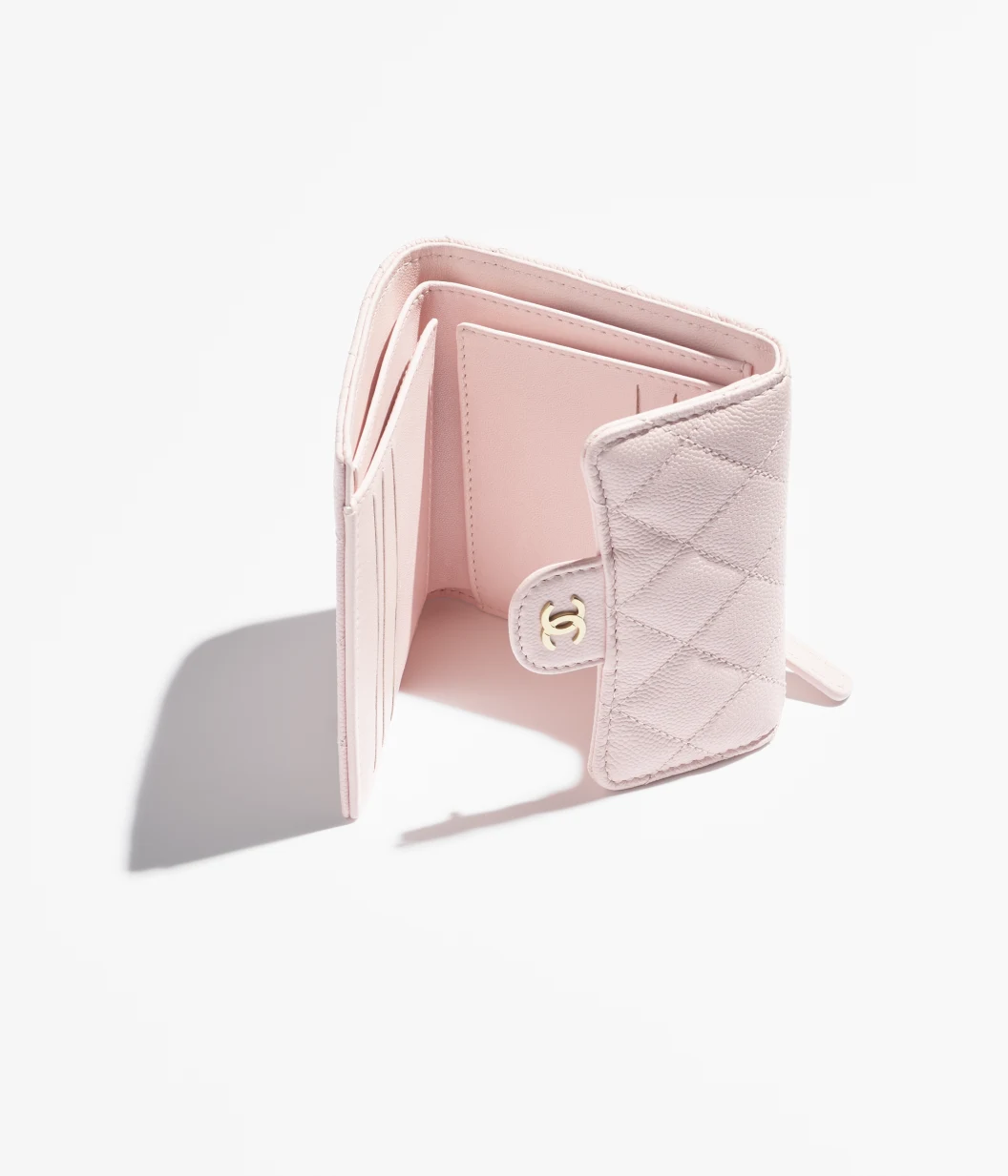 CHANEL-Classic Small Flap Wallet-Light Pink