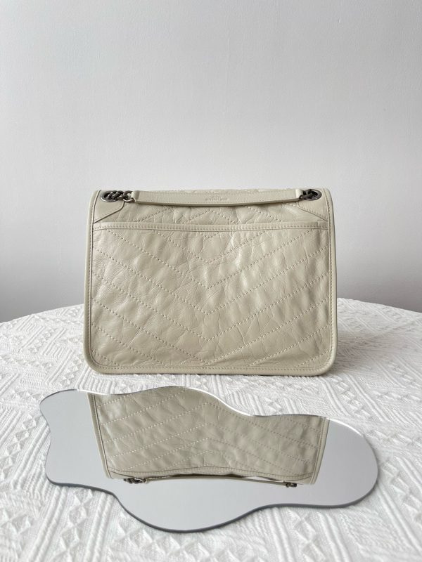 YSL-Niki-28cm-Cream white-633158