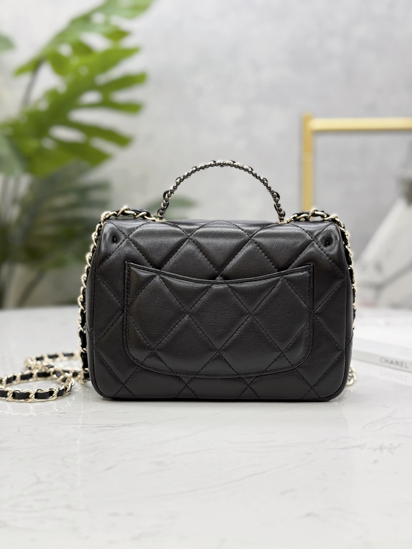 Chanel 25P Handle Mini Flap Bag