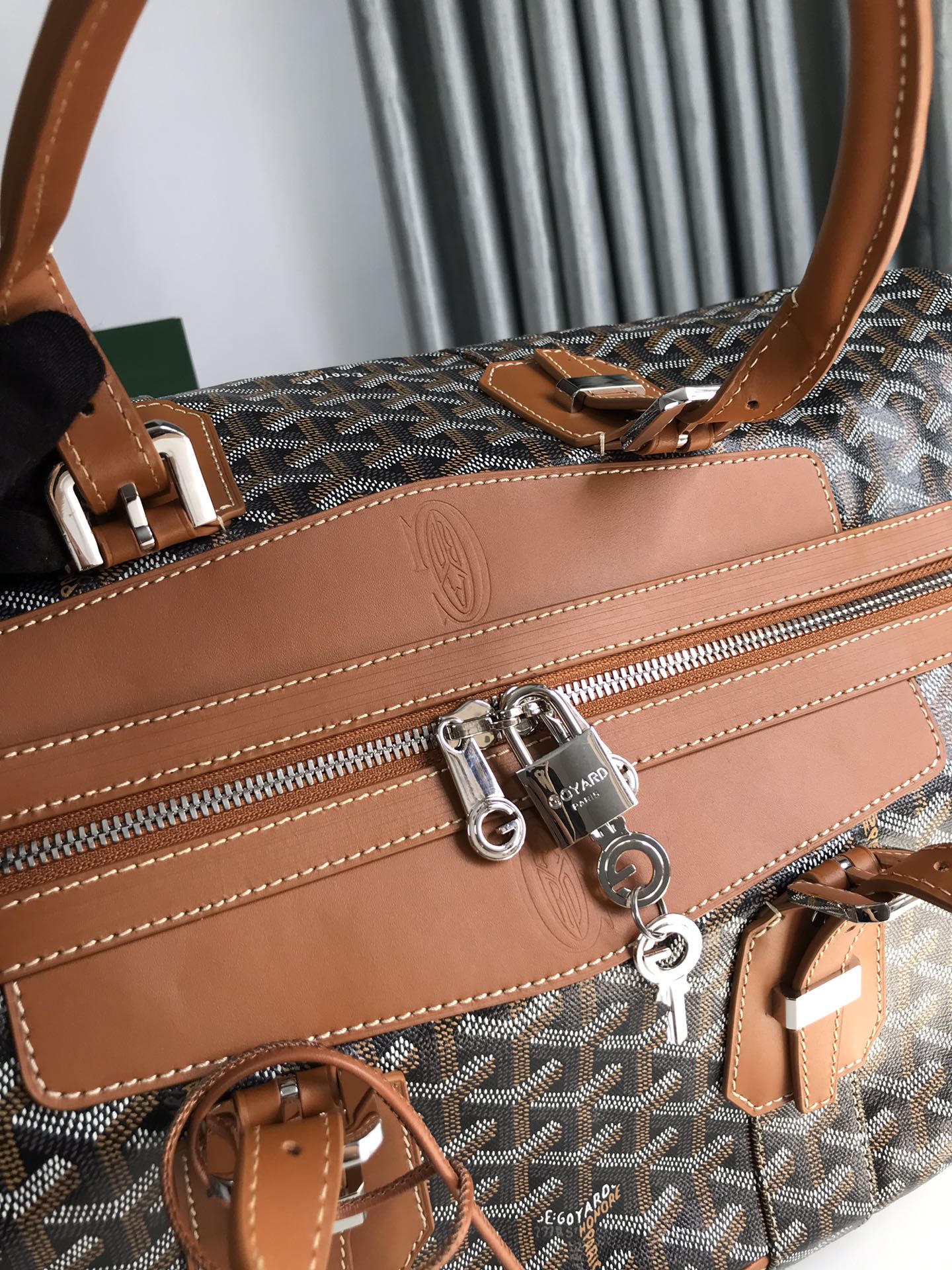 Goyard-Boeing Travel Bag (45 cm Length)